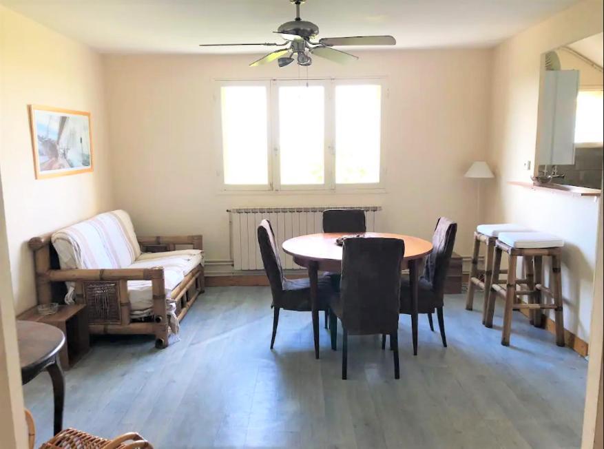 Appartement vue sur baie et océan, 100 m de la plage et du centre par chemin privé Arcachón Exterior foto